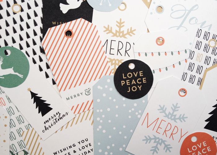free holiday tags by creative index