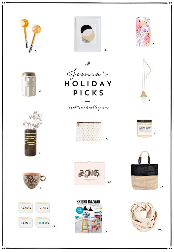 wishlist / gift guide - creative index