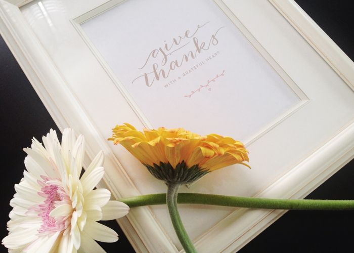 give thanks printable