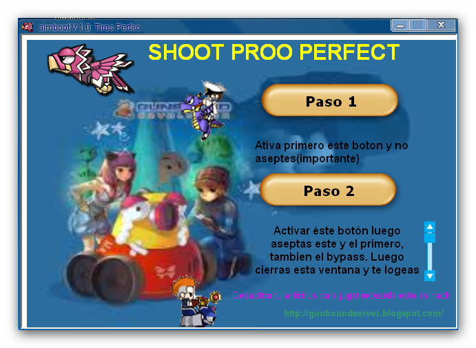 HACKER DE AIMBOT DE GUNBOUND LATINO hacker de aimbot de gunbound latino: