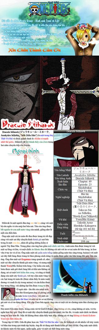 [Nhân vật] Dracule Mihawk