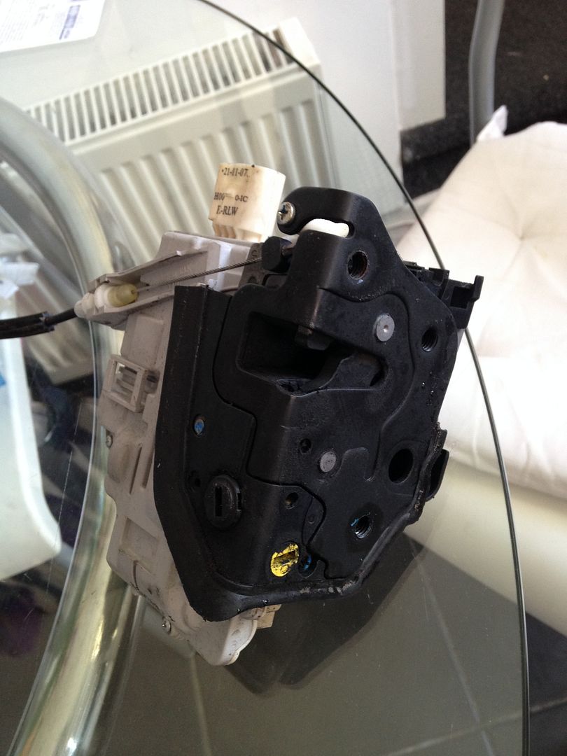 Can't open rear door