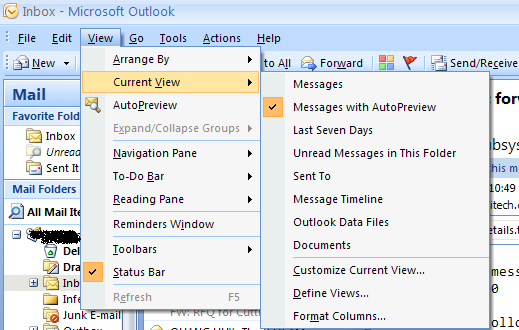 Cần các pro vào chỉ dùm (outlook)
