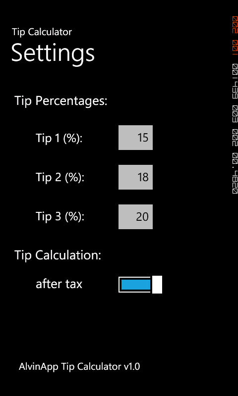 Different Take On Tip Calculator | Windows Central