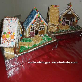 casas de galleta de jengibre
