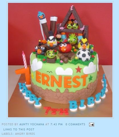 Angry Birds Birthday Cake on Thank Goodness I Have A Habit Of Asking Every Birthday Kid What They