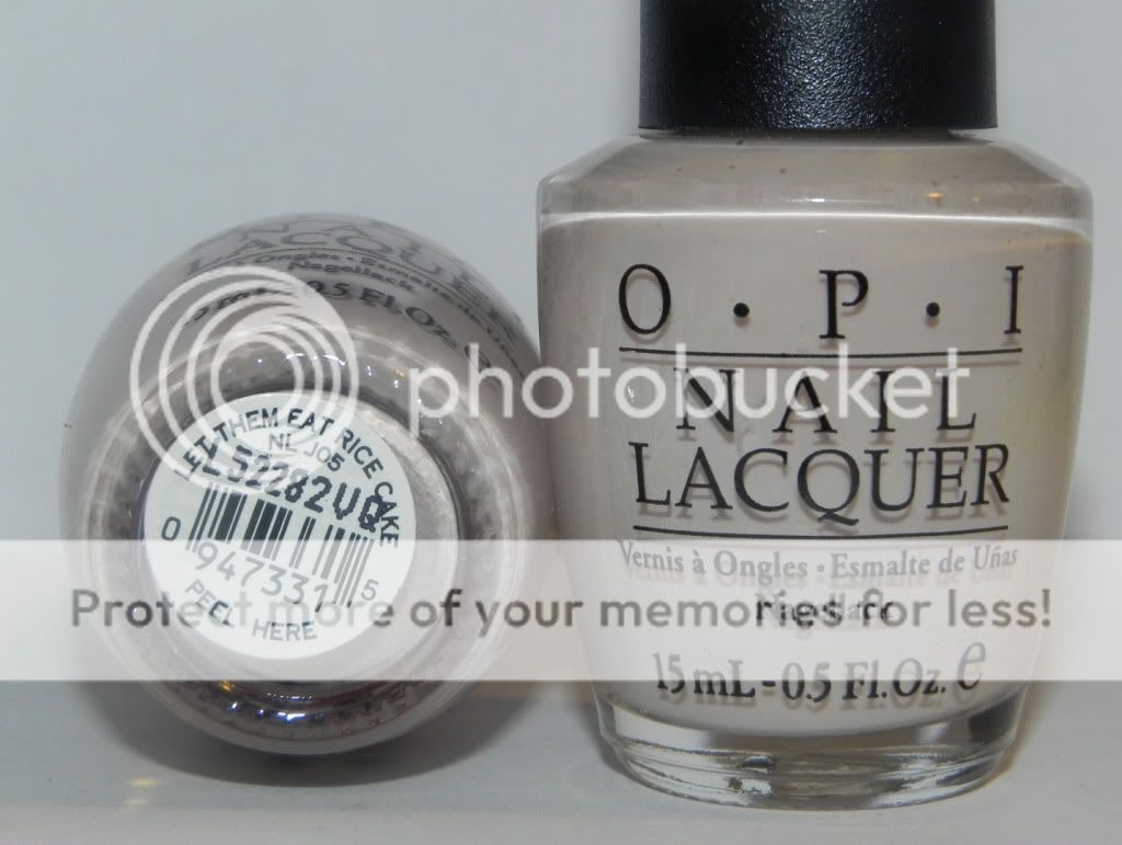 OPI ~ LET THEM EAT RICE CAKE ~ J05 NAIL POLISH LACQUER  