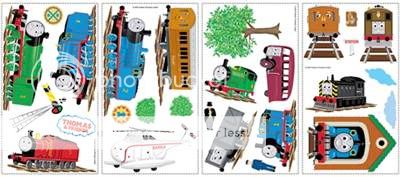 Thomas & Friends Engine Train 27pc Wall Sticker Decal Room Decor Percy 