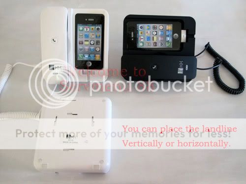   KK Phone retro Telephone Landline Dock Handset for iPhone 4G 3G 3GS