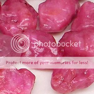 16PCS ROUGH SHINNING GEMSTONE RED PINK MOZAMBIQUE RUBY 79.45CT  