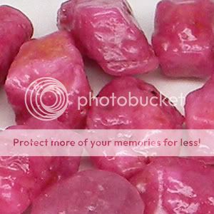 16PCS ROUGH SHINNING GEMSTONE RED PINK MOZAMBIQUE RUBY 79.45CT  