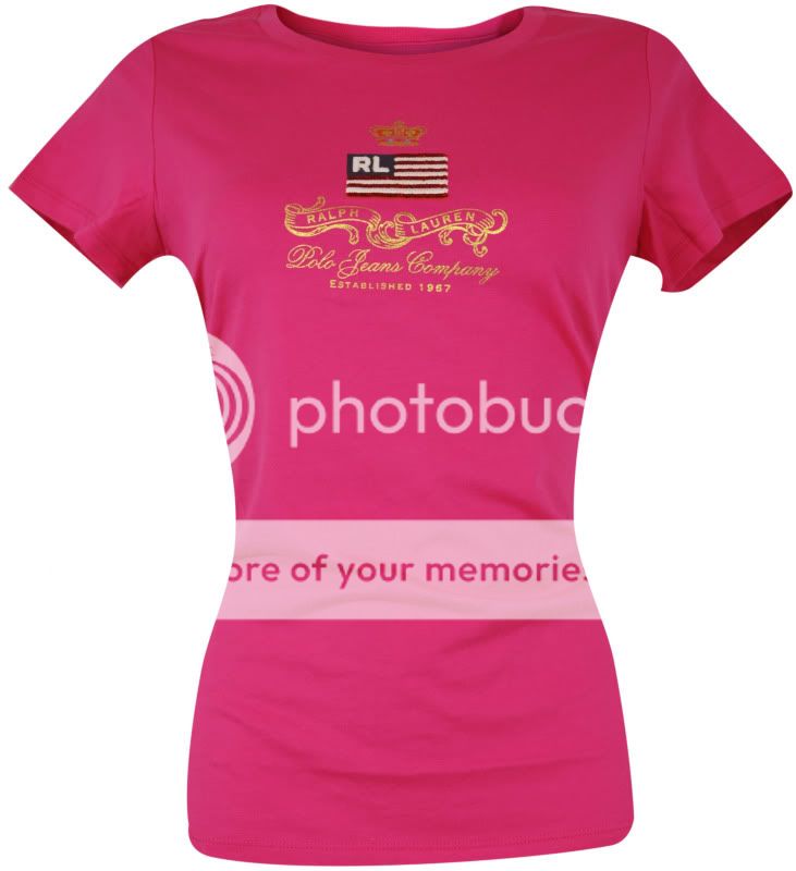 POLO JEANS COMPANY RALPH LAUREN Damen Long Shirt Shanley Logo Pink